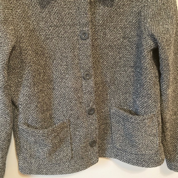 L.L. Bean Women's Charcoal Blazer - Picture 4 of 4